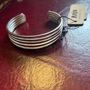 Anju Silver Cuff Bracelet New With Tags